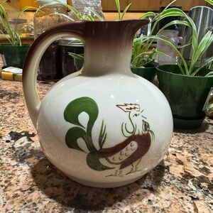 Vintage Brock of California Rooster Carafe
